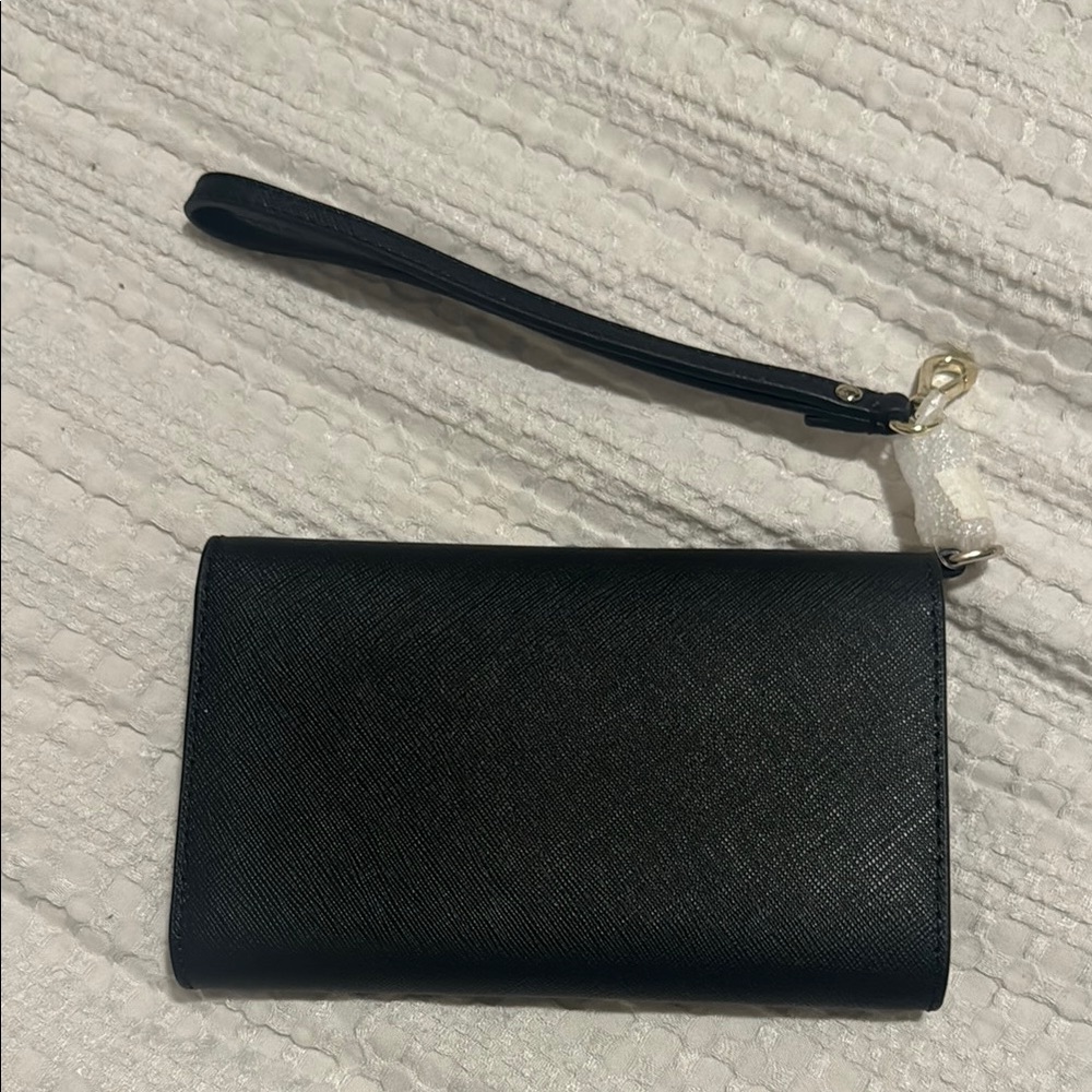 kate spade black wristlet clutch - Picture 2 of 3